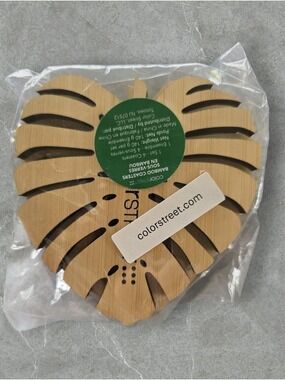 Color Street Bamboo Coasters, Set Of 4